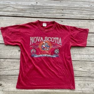OCEANIC 50/50 Vintage Nova Scotia Single Stitch Short Sleeve T-shirt